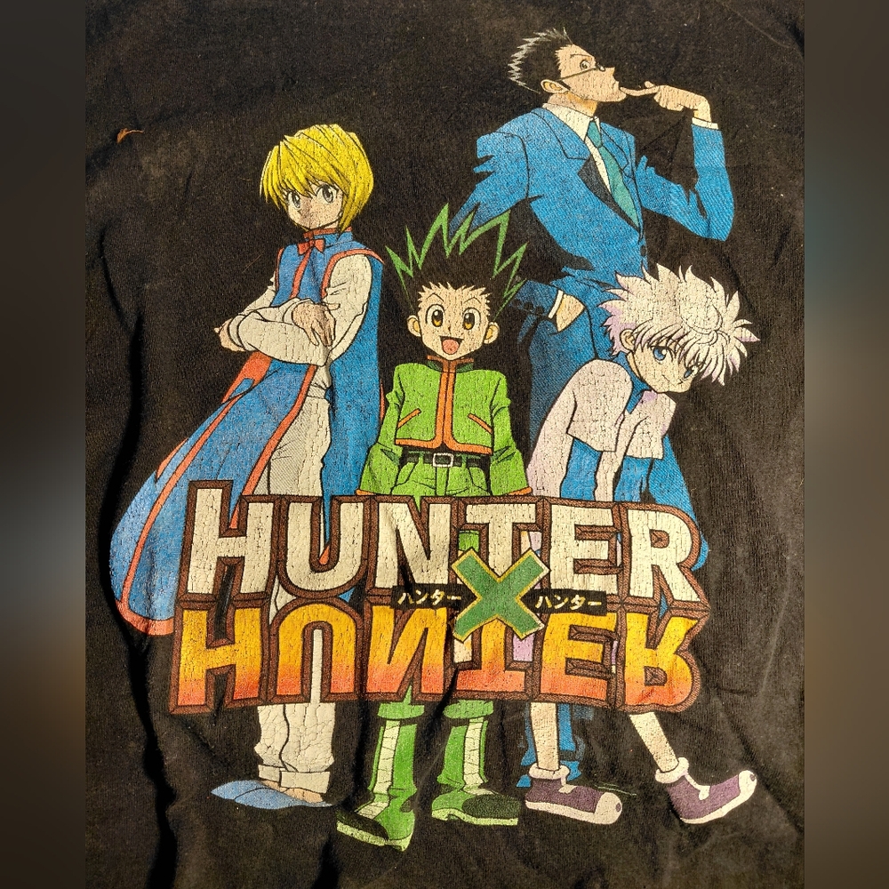 Hunter X Hunter T-Shirt. Extra Small. Less than fair condition. Worn alot.